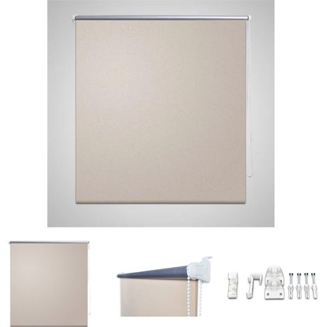 Verdunkelungsrollo Verdunklungsrollo 100 x 230 cm beige (1/4)