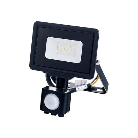 PROIETTORE A LED CON SENSORE 10W - 800Lm - 6000K