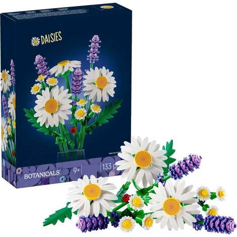 Daisy lavande bloc bouquet maison balancelle bricolage patchwork jouet cadeau (1/4)