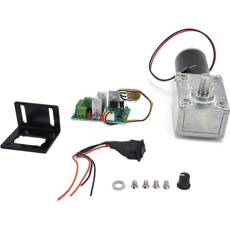 DC12V Getriebemotor Turbo Schneckengetriebe Untersetzungsgetriebe Maschinenzubehör mit 8mm Welle 5840‑31ZY12V200RPM (1/5)