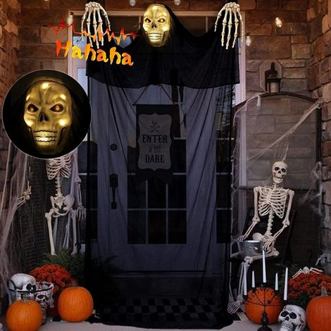 Halloween-Hängegeist, Halloween-Grusel-Fliegender-Geist-Vorhang, Ha