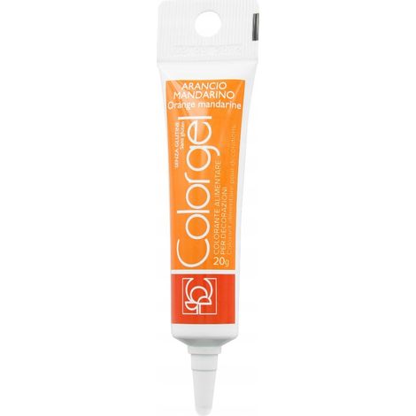 Tinte en gel Modecor 20 ml. Color naranja. (1/2)