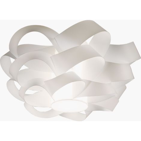 Plafoniera una luce CLOUD Bianco diametro 50x h24 cm (1/2)