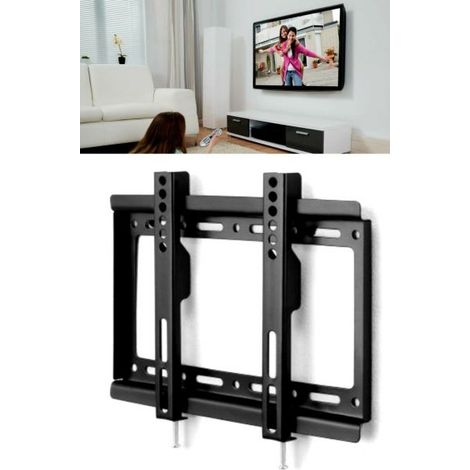 Staffa supporto universale da parete fisso ultra slim per TV led da 14 "- 32"
