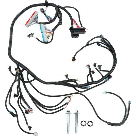 Standalone Wiring Harness, Durable ABS Engine Wiring Harness for LS 4.8 5.3 6.0 Engines, Compatible with 1997-2006 Muscle Car Models.