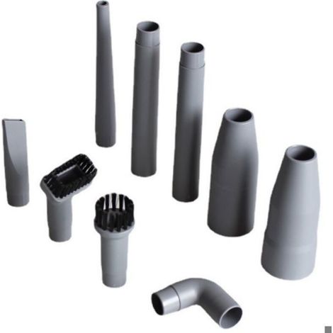 Accessoires Pour Aspirateur - Embouts Plats Et Têtes De Brosse - Compatible Interface 32/35 Mm - Kit 9 Pièces (1/5)