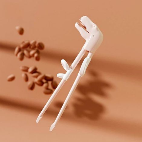 Aide Baguettes - Bois Et Silicone - Pour Droitiers - Apprentissage Cuisine Asiatique - 2 Paires (1/5)