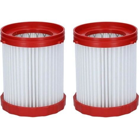Deux cartouches filtrantes HEPA, compatibles avec l'aspirateur eau et poussière GAS 18V-10L-Muntra (1/5)