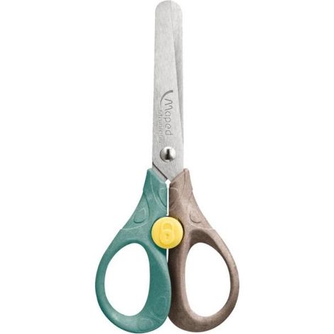 Maped 473120FM forbici da cancelleria Universale Taglio a zig zag Marrone, Verde, Acciaio inox (1/3)