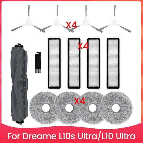Zubehör und Ersatzteile für Dreame L10s Ultra/L10 Ultra, kompatibel mit dem Xiaomi X20+ Plus Saugroboter: Hauptseitenbürste, HEPA-Filter. (1/5)