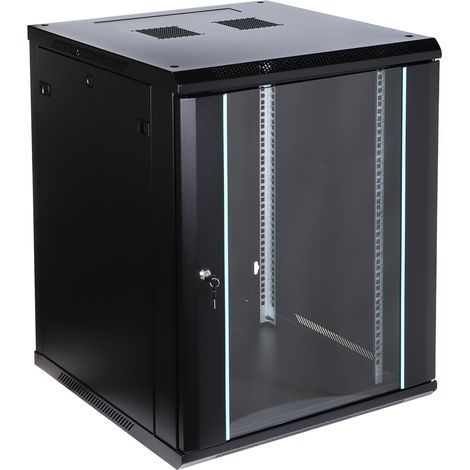 Wandmontierter Rack-Schrank eprado-R19-15U/600-blau (1/5)