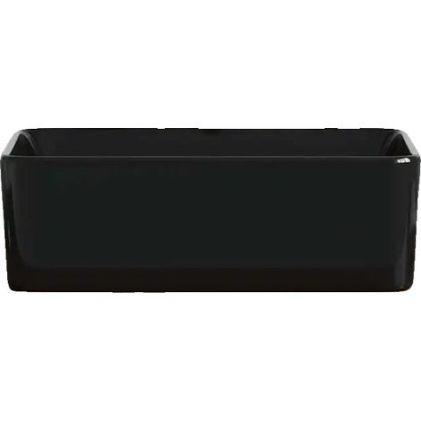 Lavabo in ceramica, facile da pulire, colore verde militare. (1/2)