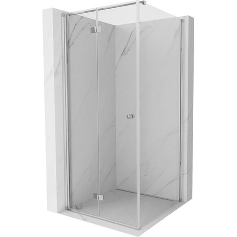 Mexen Mist-F T cabine de douche pliante gauche 110 x 110 cm, transparent, chrome - 8A6T-110-110-01-00-L (1/5)