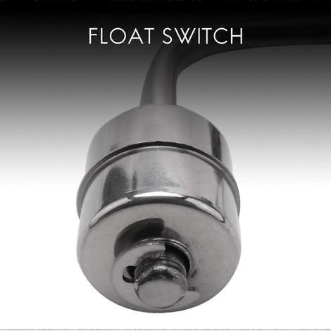 Capteur de niveau d'eau/de liquide/d'huile à flotteur unique latéral en acier inoxydable haute température (1/5)
