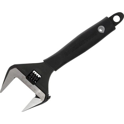 Monument 3143Z Wide Jaw Adjustable Wrench, 250mm (10-inch) Heavy-Duty Tool