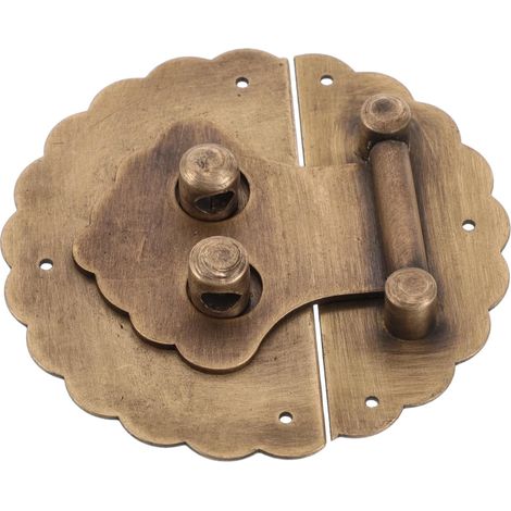 Boucle à Gâchette Laiton pour Boîtes Loquet à Fermoir pour Armoires Coffres Boîtes à Outils et Loisirs Créatifs (1/5)
