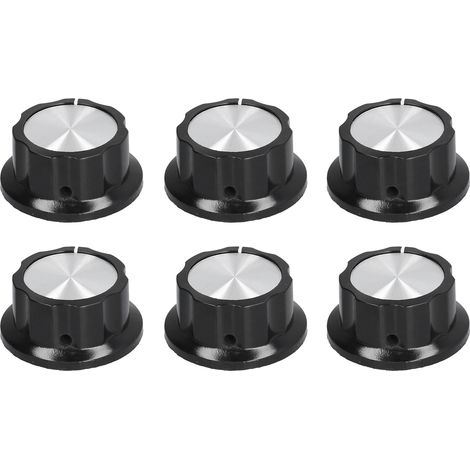 50 Stück Potentiometerknöpfe als Ersatz für Lampenschalterknöpfe, passend für RV24YN 20S, RV24YN 30S, WTH118 2W 20S und WH118 2W 20S. (1/5)