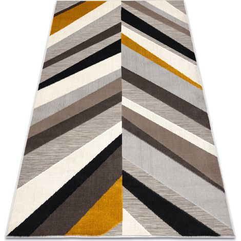 Tappeto LISBOA 27237655 a spina di pesce grigio / giallo grey 80x150 cm