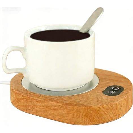 Tasse Chauffe-Tasse électrique - Capteur Gravité Usb 55-65 Degrés - Pour Café Thé Lait Bureau - 1 Pièce (1/5)