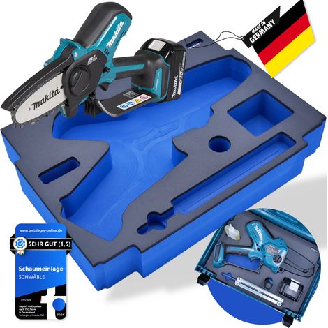 SCHWÄBLE® Schaumeinlage Schaumstoffeinlage für Makita Akku Kettensäge DUC101 (1/5)