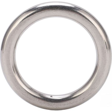 Joint torique soudé en acier inoxydable, anneau rond soudé pour hamacs et sacs de plongée et de navigation, 10 x 50 mm (1/5)