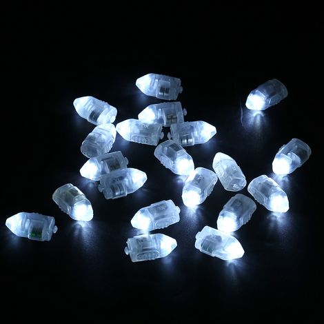 Lot de 50 guirlandes LED étanches blanches pour lampions en papier, décoration mariage et fête (1/3)