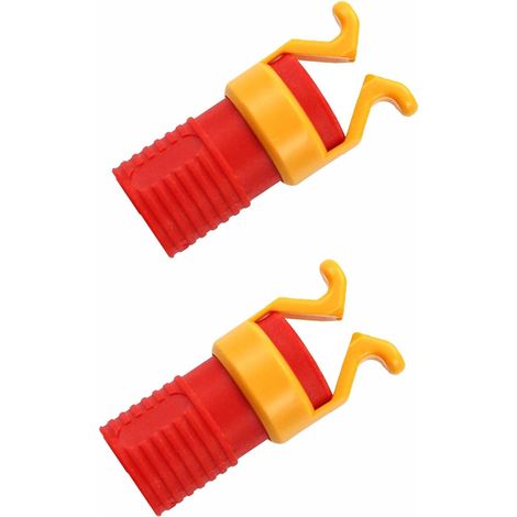 Set mit 2 ABS-Schraubenhaltern für 6 bis 8 mm Schrauben (1/5)