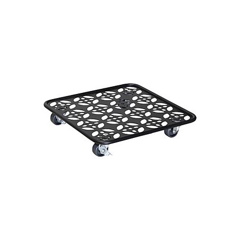 Soporte de acero con ruedas para macetas BLACK  carga máx 60 kg (1/5)