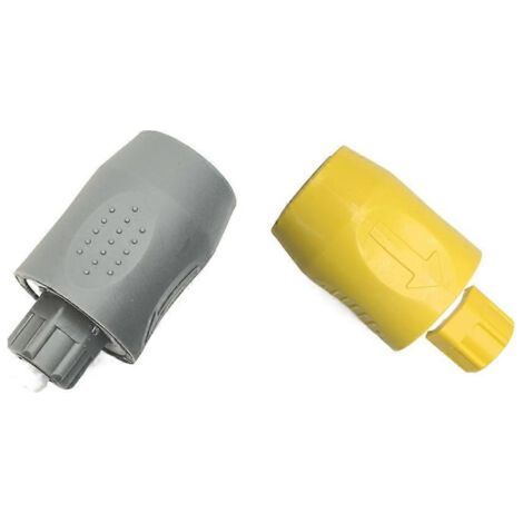 2 raccords femelles à dégagement rapide pour tuyau, compatibles avec les modèles Karcher Puzzi 8/1, 10/1, 30/4, 100 et 200 (référence 4.446-023.0). (1/5)