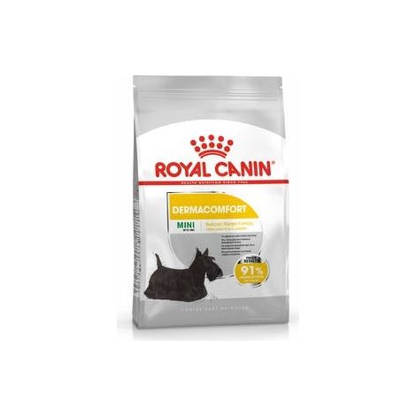 ROYAL CANIN Mini Dermacomfort - dry food for adult small breeds of dogs with sensitive skin prone to irritation - 3kg (1/2)