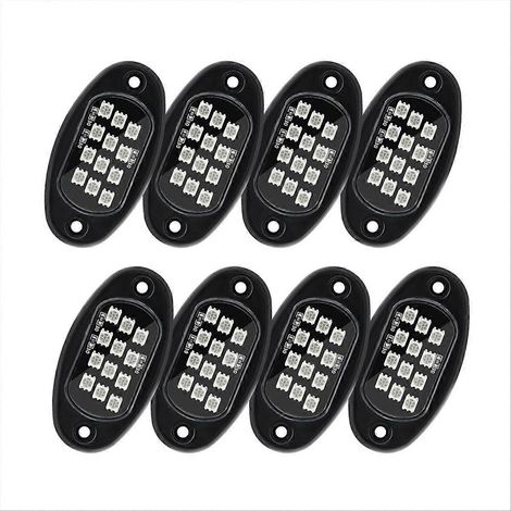Rock Lights RGB-Beleuchtungsset, mehrfarbige Unterbaubeleuchtung, 8 Module (1/5)