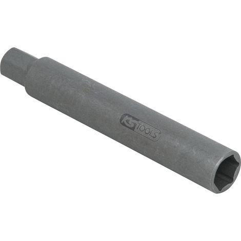 Llave de vaso con punta de sufridera de hexágono exterior para amortiguadores de 10 mm, 9 mm (1/2)