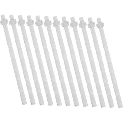 Bouton Poussoir Wc, Tiges à Bouton-poussoir en Plastique Blanc (1/5)