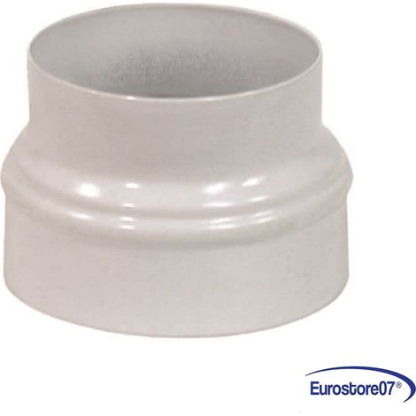 MAGGIORAZIONE TUBI STUFA  - CAPPA ASPIRANTE - CALDAIA BIANCO LUCIDO - ø cm.8/10