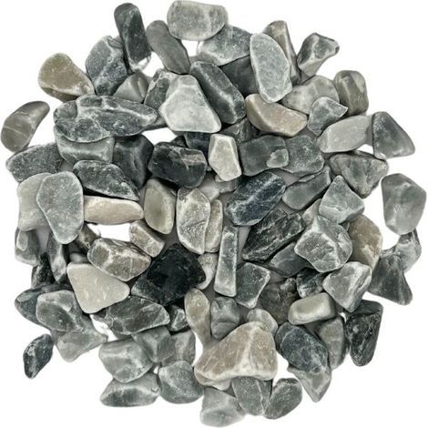 BIG BAG de +/- 1000 Kg Galet de Marbre Gris Bleuté Ø 8/12 mm - Livraison PREMIUM (1/4)