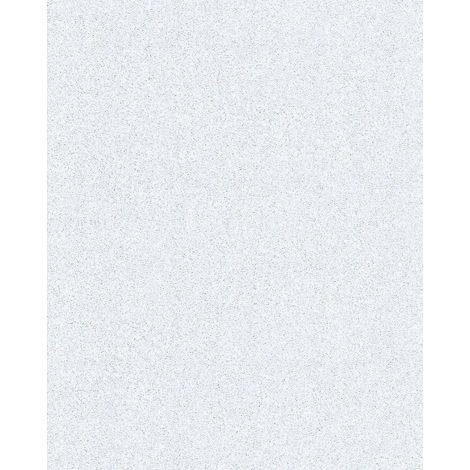 Papier peint texturé Uni EDEM 85047BR20, blanc nacré argenté et pailleté, 5,33 m² (1/4)