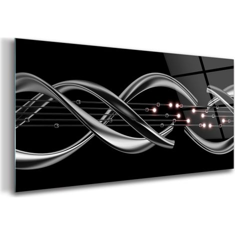Tableau sur verre – 120 x 60 cm - Tableau mural décoratif - Verre Décorative - Modern Art (1/5)