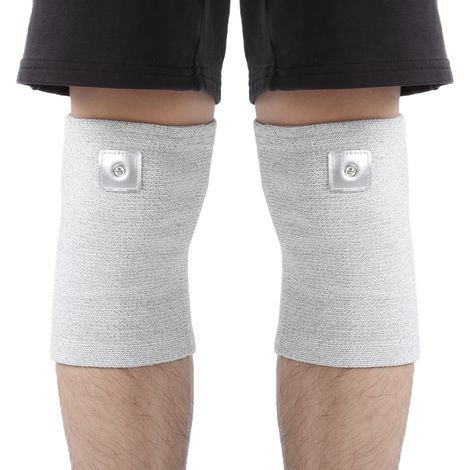 Manchon de genou TENS pour électrothérapie, électrodes de physiothérapie pour appareil de rééducation. (1/5)
