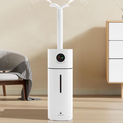 Humidificador comercial de 16 litros, humidificador ultrasónico de aire, versión inteligente para desinfección, humidificador de llenado superior con múltiples modos de humedad