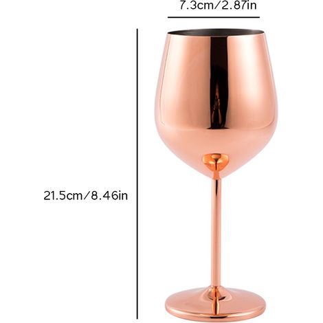 500-ml-Edelstahl-Rotweinglas, Kelche für Saftgetränke, Party-Barzubehör, Küchenutensilien (1/5)