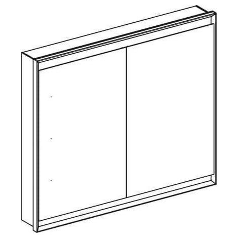 Geberit ONE Spiegelschrank mit ComfortLight, 2 Türen, (1/5)