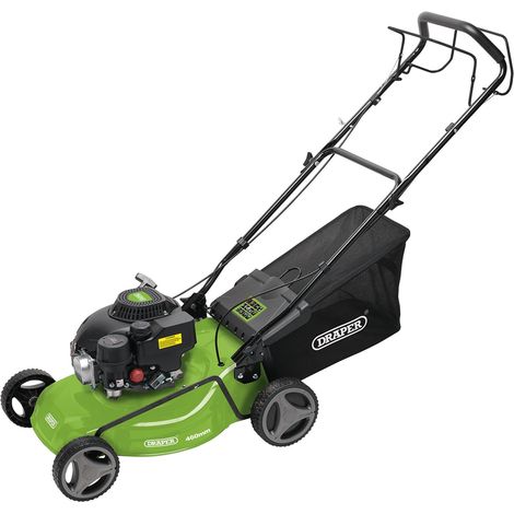 Draper Self-Propelled Petrol Lawn Mower with Steel Deck, 460mm Cutting Width, 150cc/3.6HP Engine