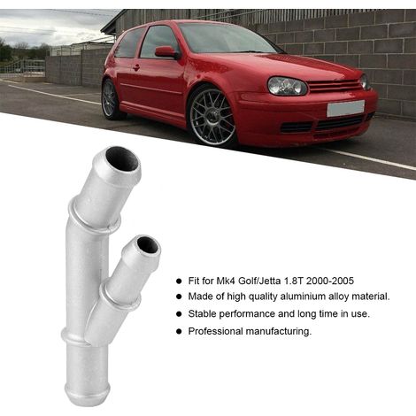 Adaptateur de tuyau de liquide de refroidissement en aluminium moulé avec bride en Y 1J0121087E, compatible avec Golf Mk4 1.8T 2000-2005 (1/5)
