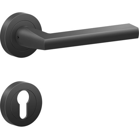 KARCHER DESIGN Drückergarnitur ER54 PZ0 83 - Montana, Profilzylinder, Edelstahl (1/5)