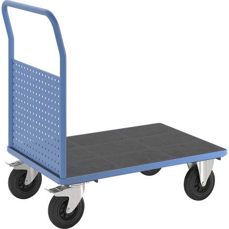 eurokraft pro, Chariot Plateforme, avec 1 haute paroi en tôle (1/5)