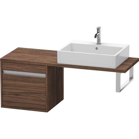 KETHO mobile consolle basso 480x500x480mm noce scuro