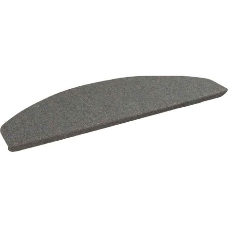 Self-adhesive Stair Mats 15 pcs Grey 80 x 28 x 3.5 cm vidaXL