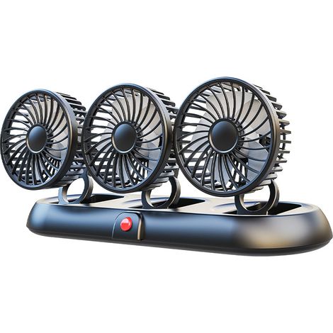 Ventilateur Pliable 24V/12V pour Cabine de Camion – Ventilateur Adhésif de Refroidissement Universel pour Voiture et Poids Lourd-x