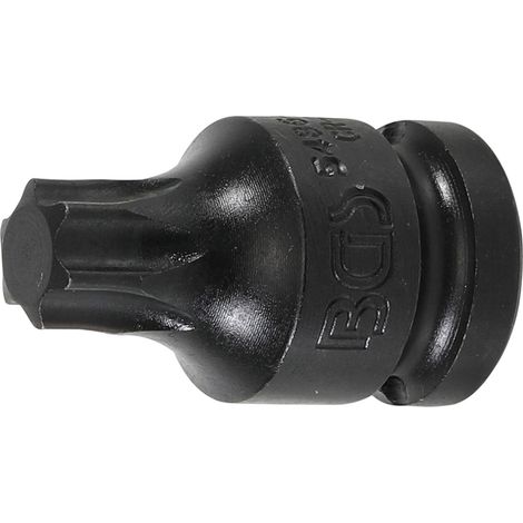 BGS Kraft-Bit-Einsatz Antrieb Innenvierkant 12,5 mm (1/2") T-Profil (für Torx) T60 - 5486-T60 (1/4)