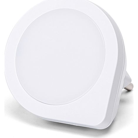 Lampada da notte a Led Goccia da presa 0,2W Bianco caldo 3000K con sensore Aigostar (1/4)